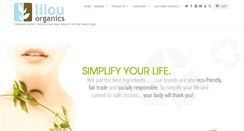 Desktop Screenshot of lilou-organics.com